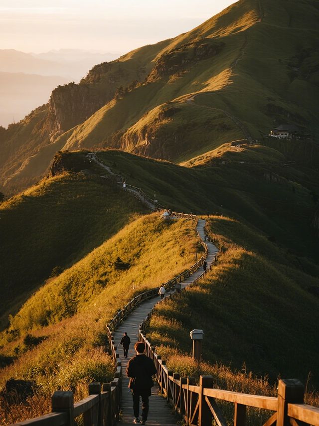 冬季親子省力版!武功山輕徒步攻略帶娃也輕鬆 冬季親子省力版!武功山輕徒步攻略帶娃也輕鬆