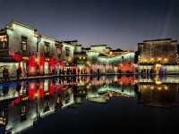 水墨宏村邂逅徽派建築的浪漫之夜