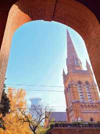 深秋限定！上海聖三一教堂銀杏與穹頂的絕美邂逅