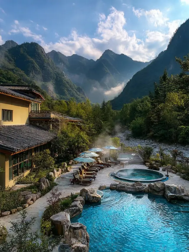 成都！能泡私湯的青城山團圓小院