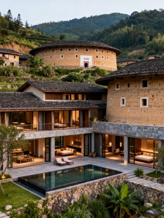 Fujian Chuxi Tulou Family Trip, Hakka Ancient Fortress in Time