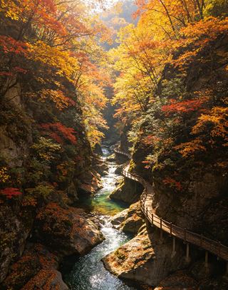 秦巴の秋の絵画に飛び込む！光霧山で5日間の深秋を満喫
