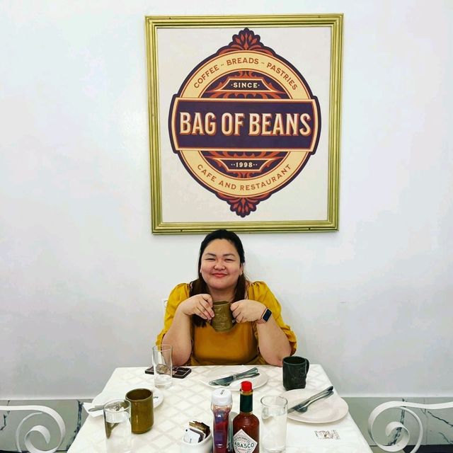 Bag of beans at bustling tagaytay
