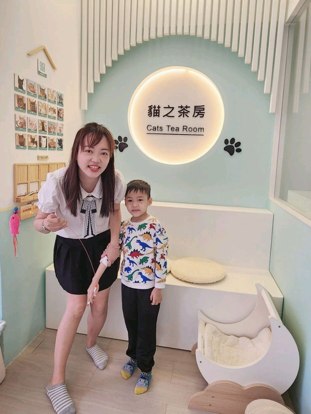 鬧市中的寧静角落和貓咪玩的貓之茶房