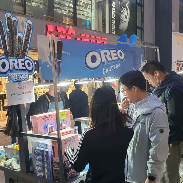 試了好多不同的新明洞街頭小吃🤩