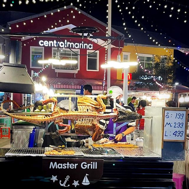 Central Marina Pattaya sells crocodile meat 