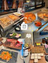 海陸空semi buffet 仲有free flow🥂