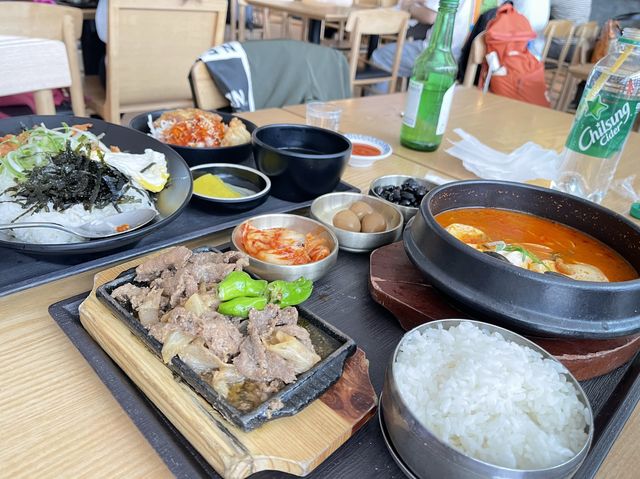 韓國仁川機場  離開韓國前最後的韓食  Sonsoo BanSang 손수반상