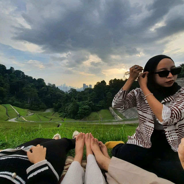 Bukit Antarabangsa Viewpoint, sunset city view