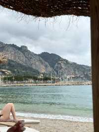 Beach Club in Menton — the town of lemons 🍋🇫🇷🫶😍