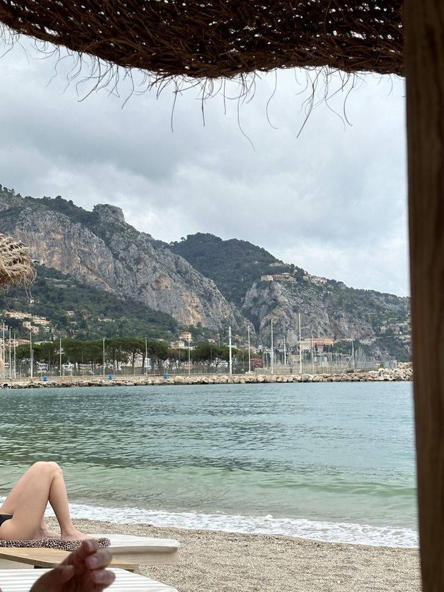 Beach Club in Menton — the town of lemons 🍋🇫🇷🫶😍