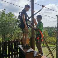 Fun Zipline Activities in Borneo Happy Farm
