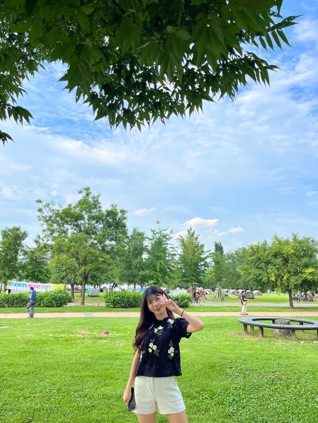 서울에서 여유로움을 느낄 수 있는 양화한강공원🚲🖤