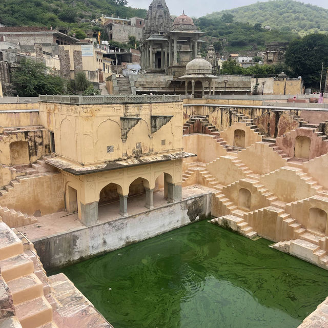 The unique step wells of Jaipur India 