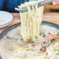 의왕 왕송호수맛집 능이야에서 반계 칼국수