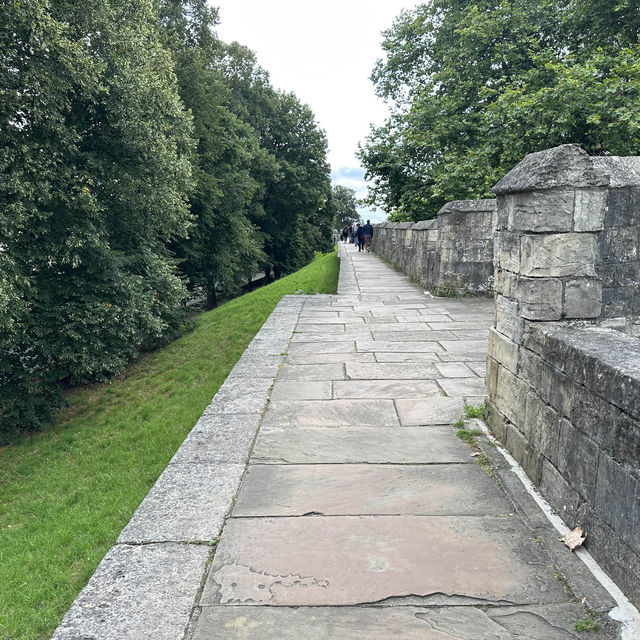 Walk along York City Walls Trail