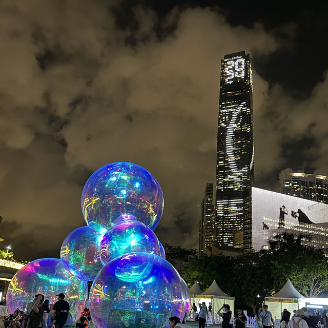 Bubble Art at West Kowloon