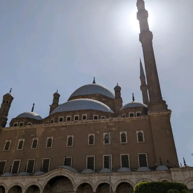 A Major Tourist Attraction in Cairo: The Muhammad Ali Mosque.