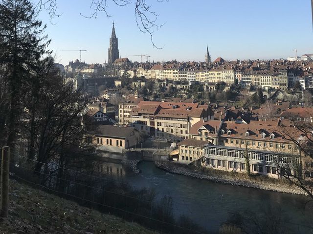 Stunning View of Berne City from Barenpark 🇨🇭