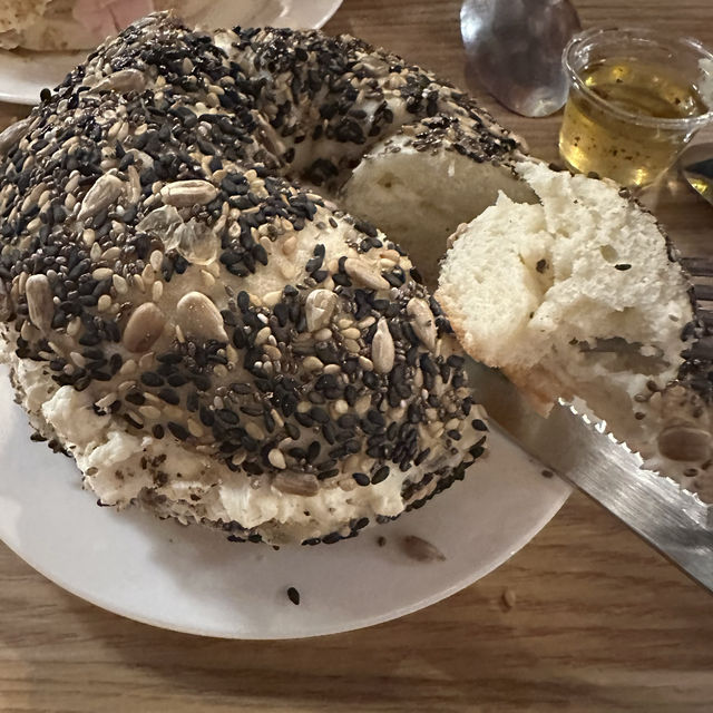 《水原》 大行列ができるほど人気のベーグル専門店🥯🇬🇧