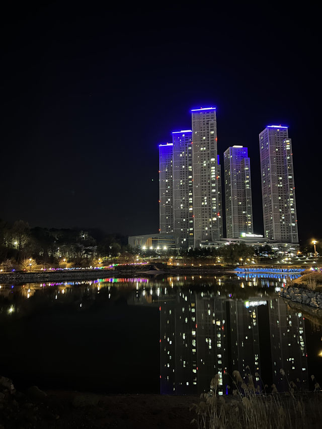 오창 호수 공원, 야경 맛집, 산책하기 좋은 곳