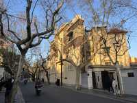 夕陽下漫步上海武康路-安福路