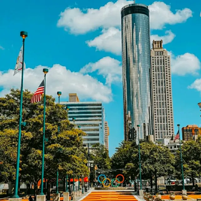 @ THE CENTENNIAL OLYMPIC PARK.