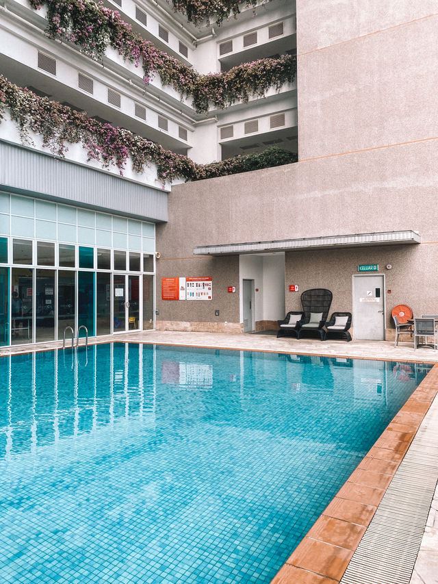 Chilling by the pool @ Lexis Suites Penang