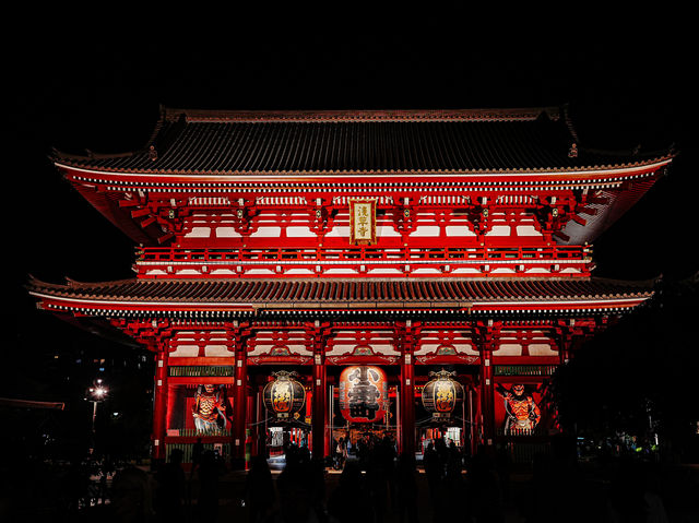 📍 夜晚的雷門 | 旅遊時刻 🌙