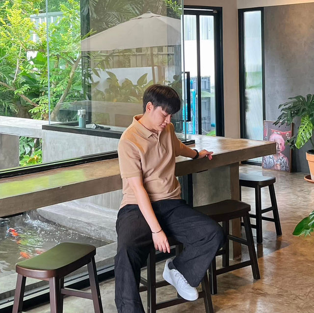 คาเฟ่เปิดใหม่ 📸 🌳  #เกษตรนวมินทร์ 