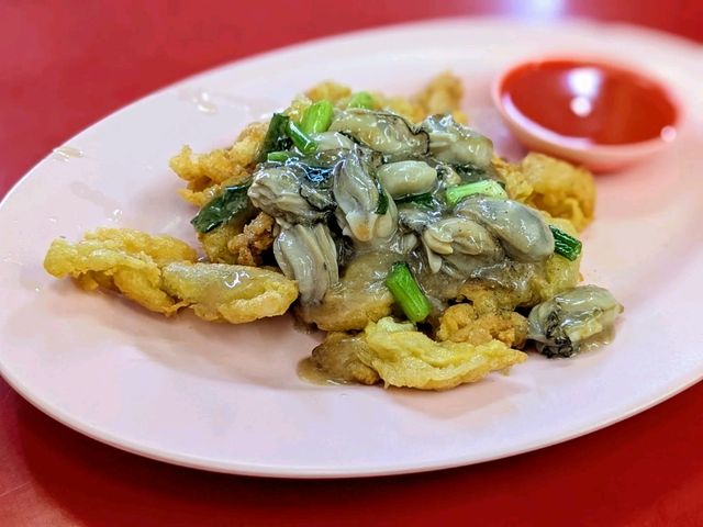 曼谷唐人街的在地小吃蚵仔煎：Nai Mong Hoi Thod