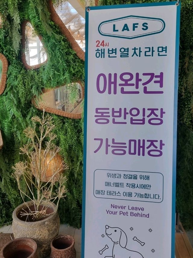 <부산 송정> 나만 알고 싶지만 특별 공개합니다✨️ 휴양지 감성 오션뷰 라면 카페