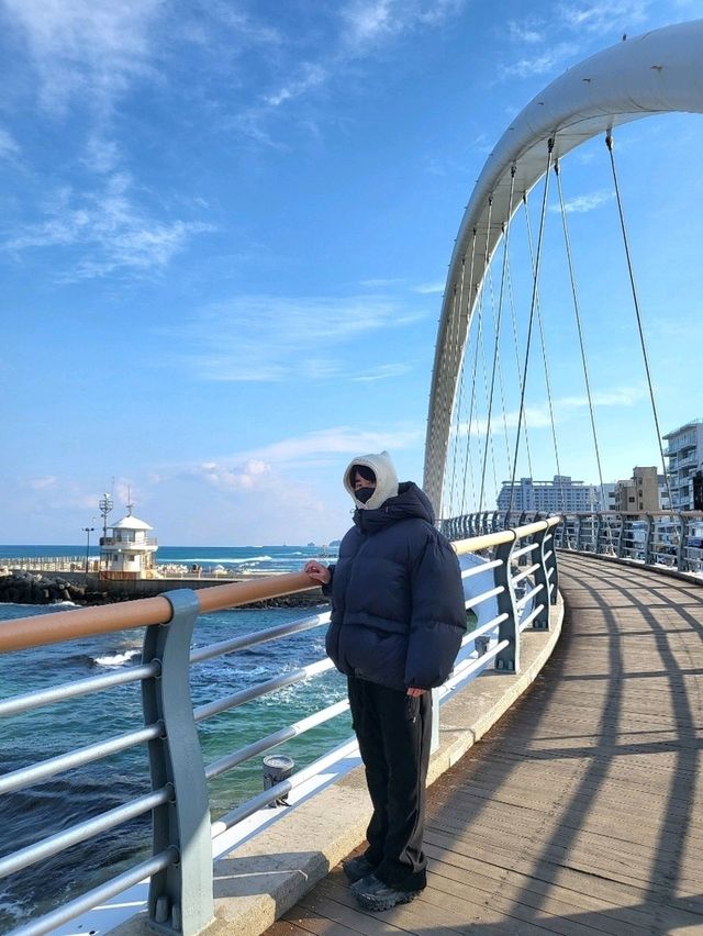 강릉 동해바다가 한눈에 펼쳐지는 솟대다리