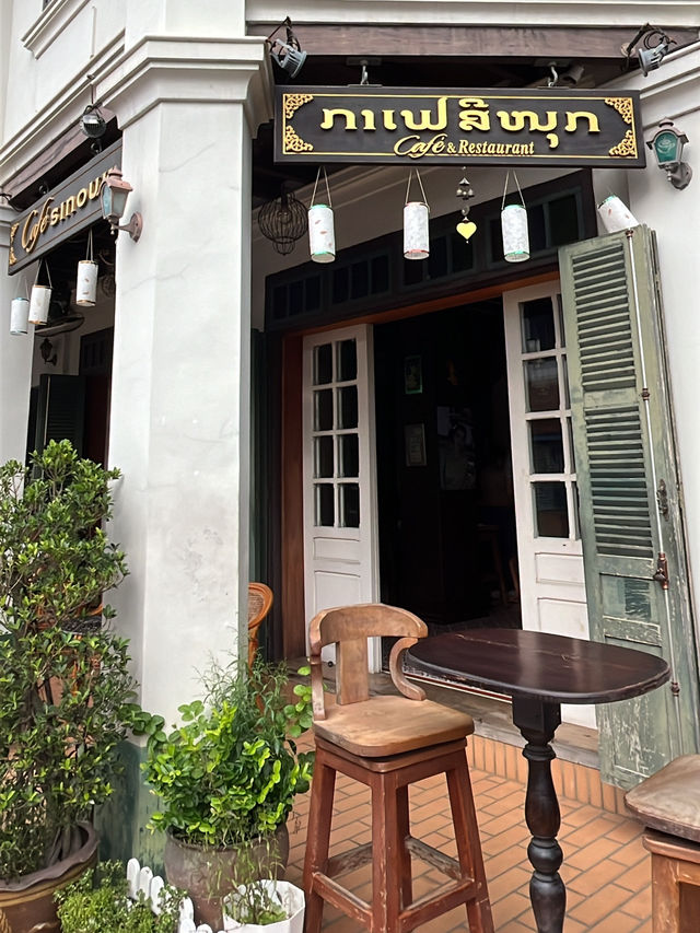 คาเฟ่มูดดี สไตล์ยุโรป ใจกลางหลวงพระบาง🍸