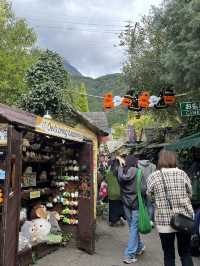 由布院內的歐洲小鎮氛圍～花卉村