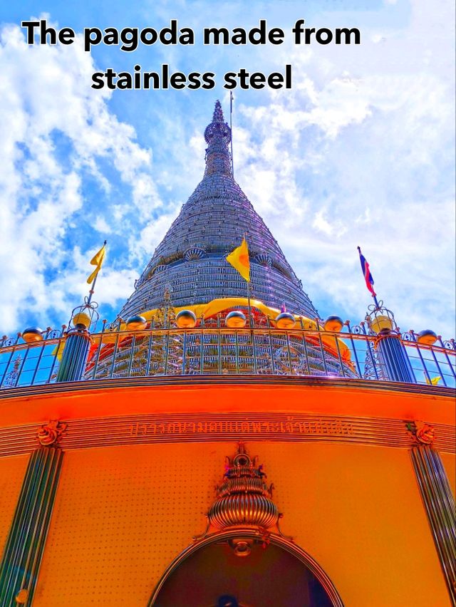 เจดีย์สแตนเลส หนึ่งเดียวของไทย