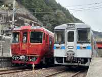 日本三好市-櫻花祭裡最美的車站「大步危車站」，體驗無人秘境
