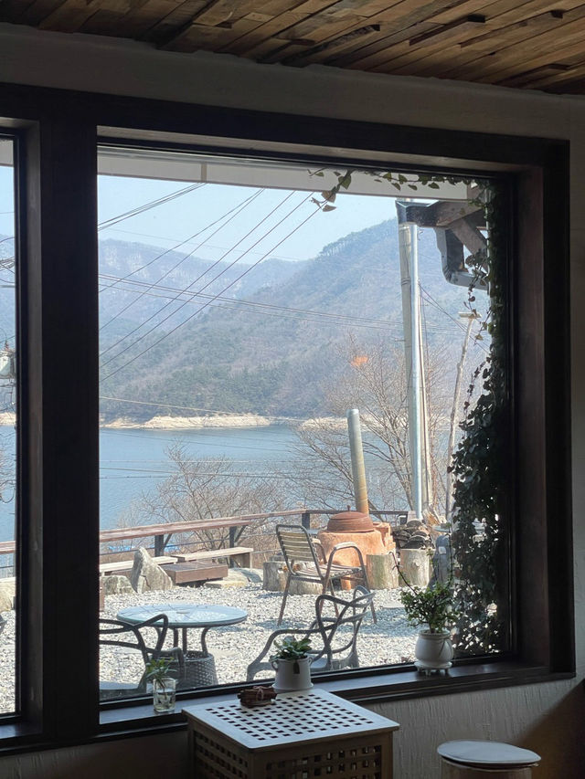 ⭐️💕충주 충주댐이 보이는 한옥카페 구옥,날다