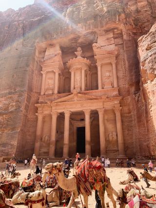 Spring into Petra: A Blooming Adventure Through Time