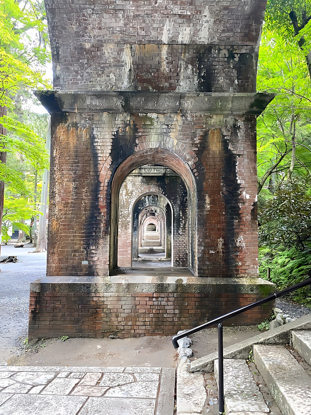 ┃京都南禅寺┃実は現役日本遺産琵琶湖疏水の水路閣
