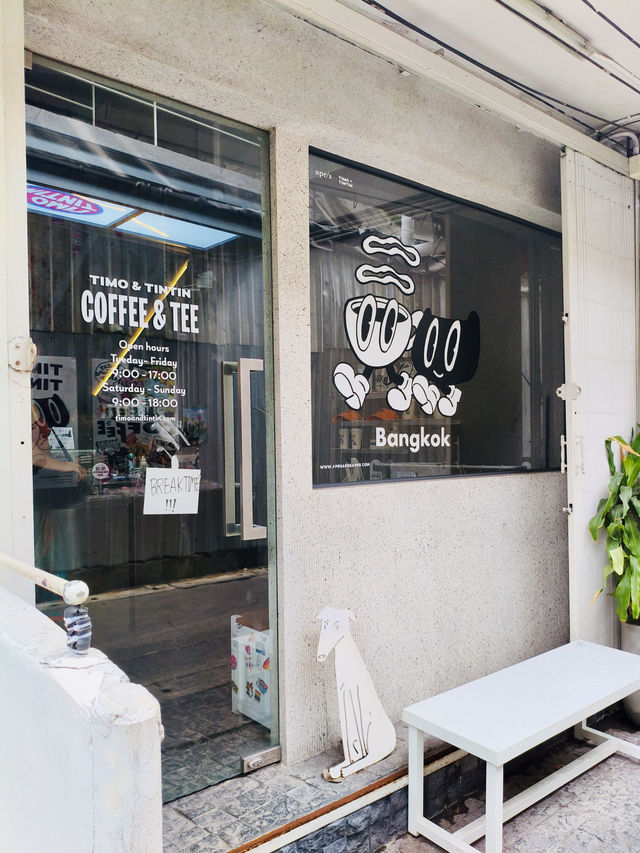 曼谷｜  每杯咖啡都是一件專屬藝術品