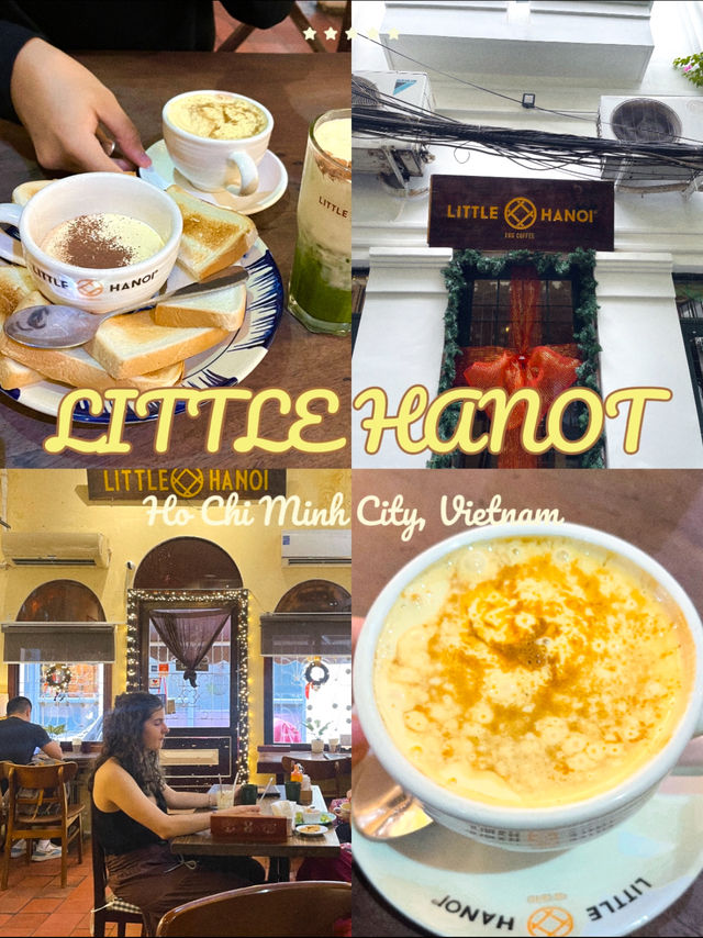 กาแฟไข่ ที่ Little hanoi ☕️🥚