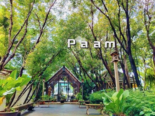 ร้านผาม Paam ร้านที่มีความเป็นพื้นถิ่นผสมสมัยใหม่