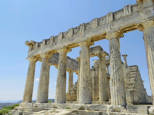 【ギリシャ🇬🇷】海とのコラボが美しいアフェアス神殿