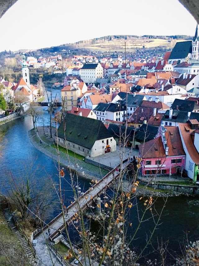 Český Krumlov Through the Castle Arch