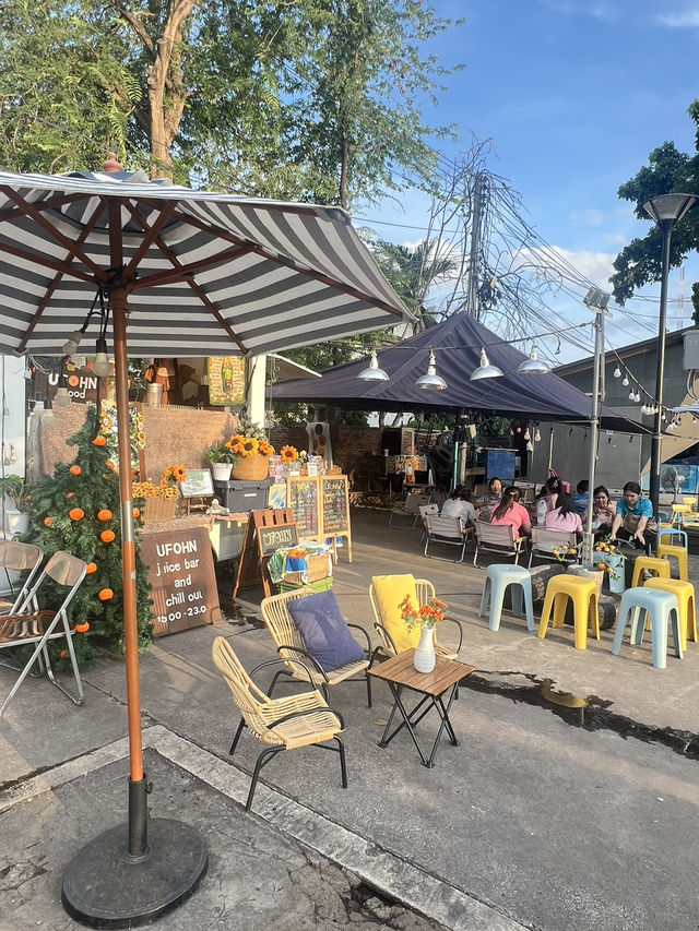 รถทรัคน้ำส้มริมสวนสาธารณะ 🍊🏃🏻✨