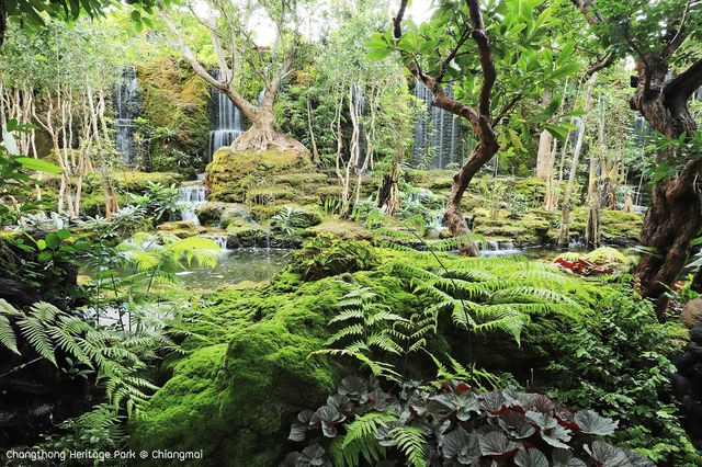 สวนช้างทองเฮอริเทจ สวนไม้โยราณเชียงใหม่