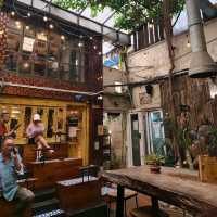 rustic themed cafe