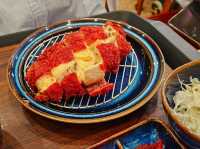A Cordon Bleu style Tonkatsu in town