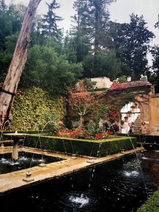 The Generalife Gardens of the Alhambra Palace in Spain